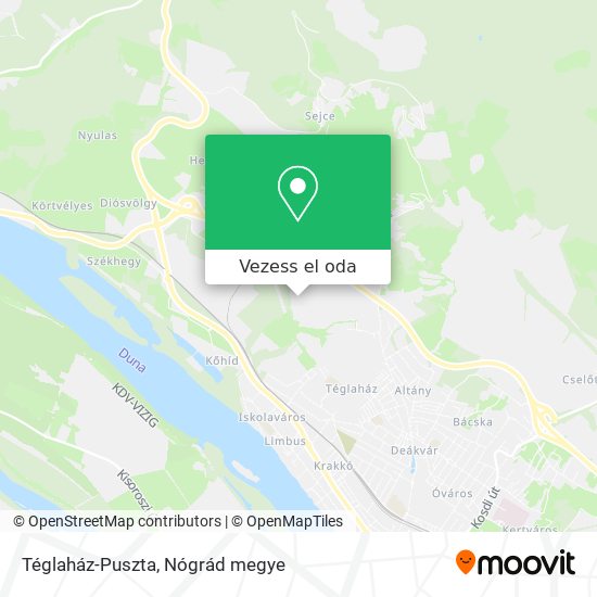 Téglaház-Puszta térkép