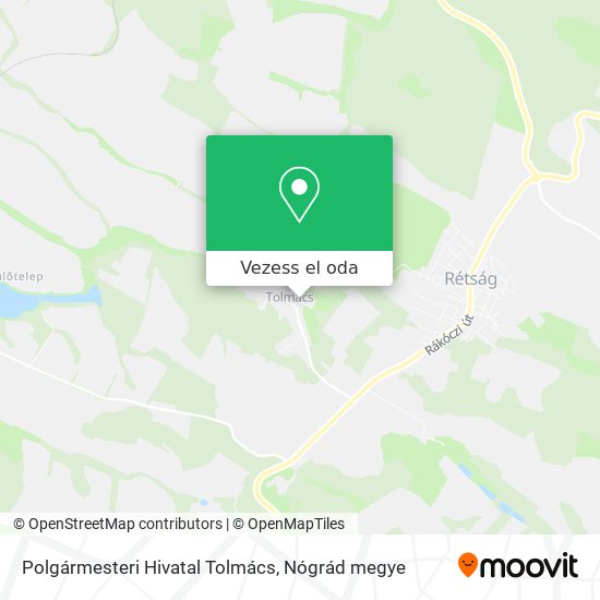 Polgármesteri Hivatal Tolmács térkép