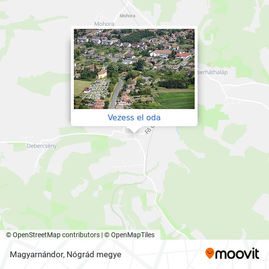 Magyarnándor térkép