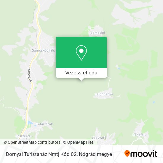 Dornyai Turistaház Nmtj Kód 02 térkép