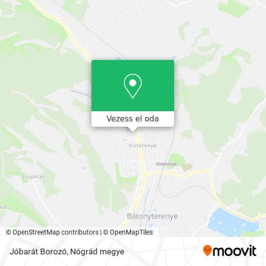Jóbarát Borozó térkép