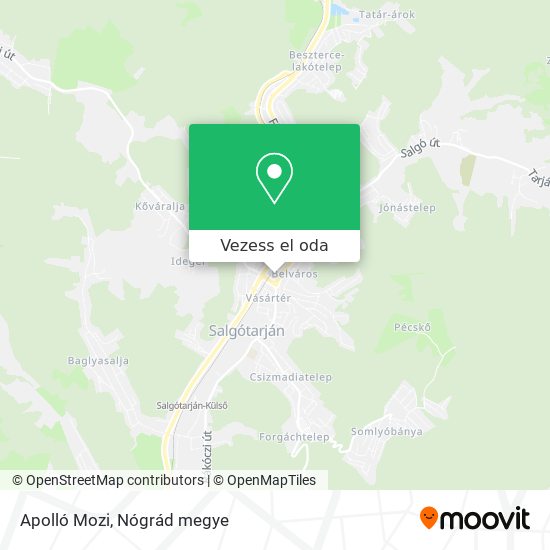 Apolló Mozi térkép