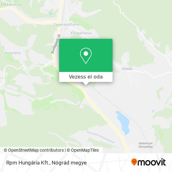 Rpm Hungária Kft. térkép