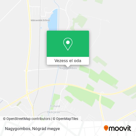 Nagygombos térkép
