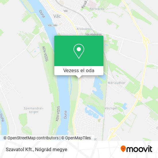 Szavatol Kft. térkép