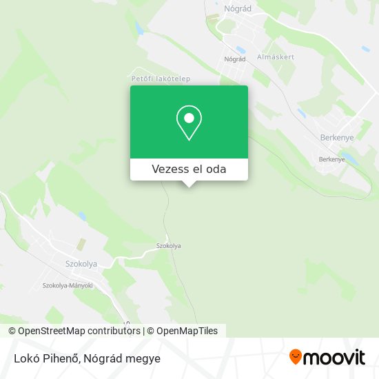 Lokó Pihenő térkép