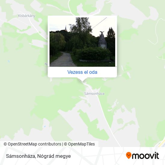 Sámsonháza térkép