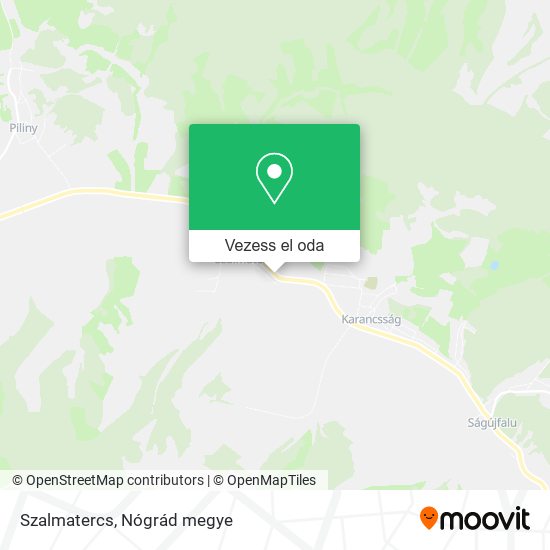 Szalmatercs térkép