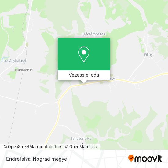 Endrefalva térkép