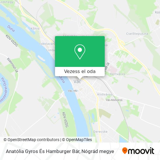 Anatólia Gyros És Hamburger Bár térkép