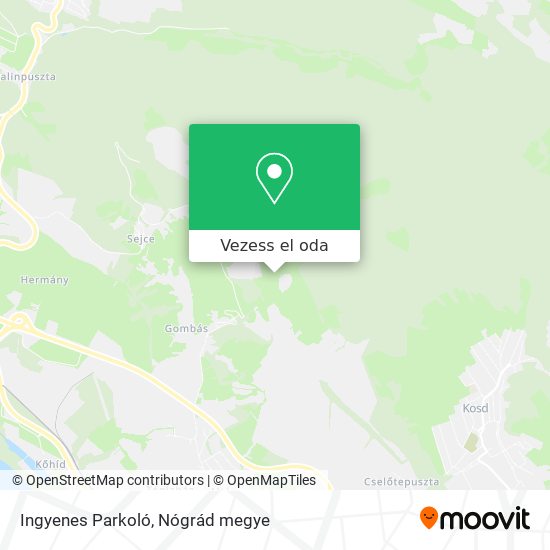 Ingyenes Parkoló térkép