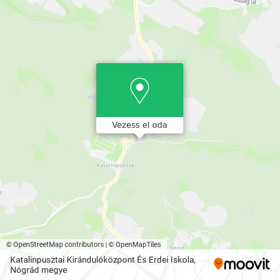 Katalinpusztai Kirándulóközpont És Erdei Iskola térkép
