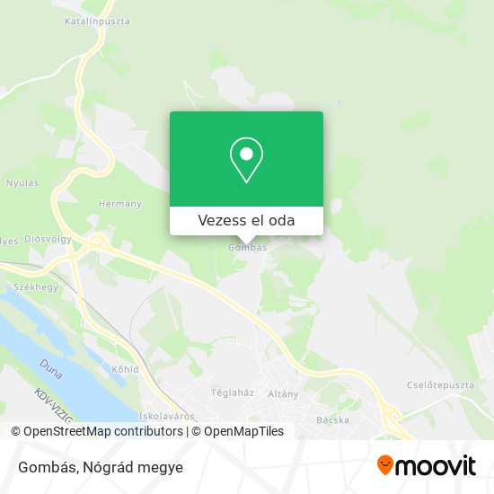 Gombás térkép