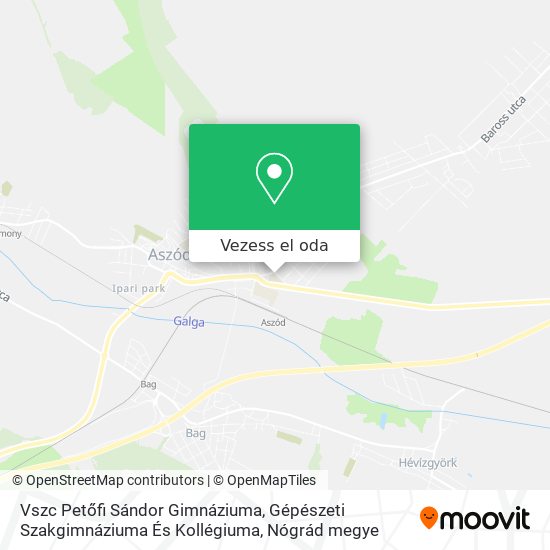 Vszc Petőfi Sándor Gimnáziuma, Gépészeti Szakgimnáziuma És Kollégiuma térkép