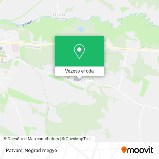 Patvarc térkép