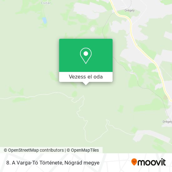 8. A Varga-Tó Története térkép
