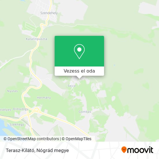 Terasz-Kilátó térkép