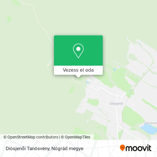 Diósjenői Tanösvény térkép