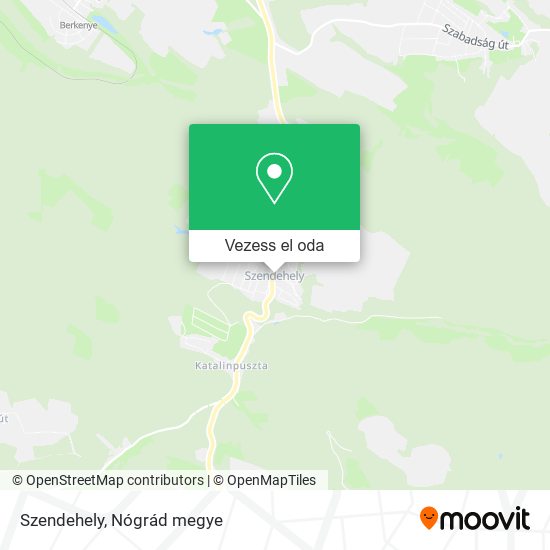 Szendehely térkép