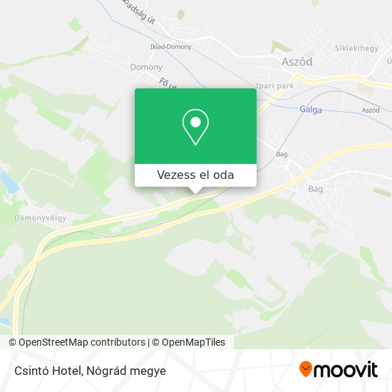 Csintó Hotel térkép