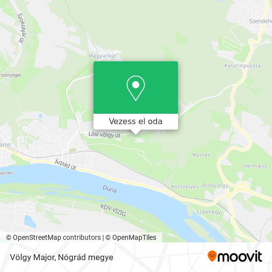 Völgy Major térkép