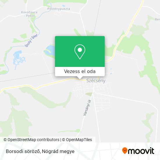 Borsodi söröző térkép
