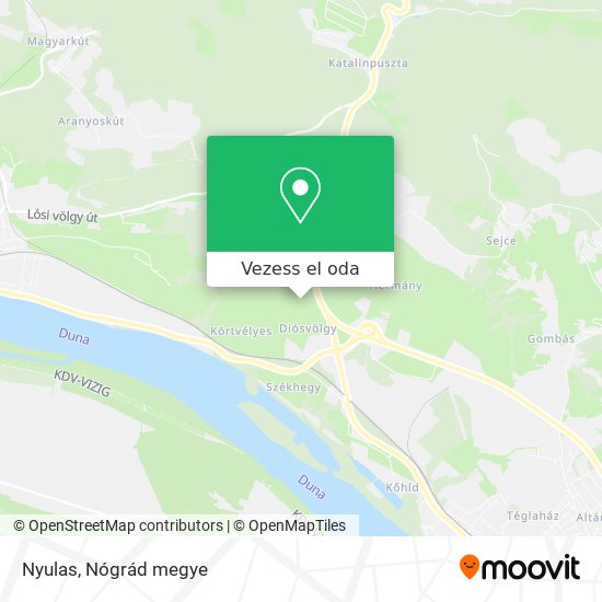 Nyulas térkép