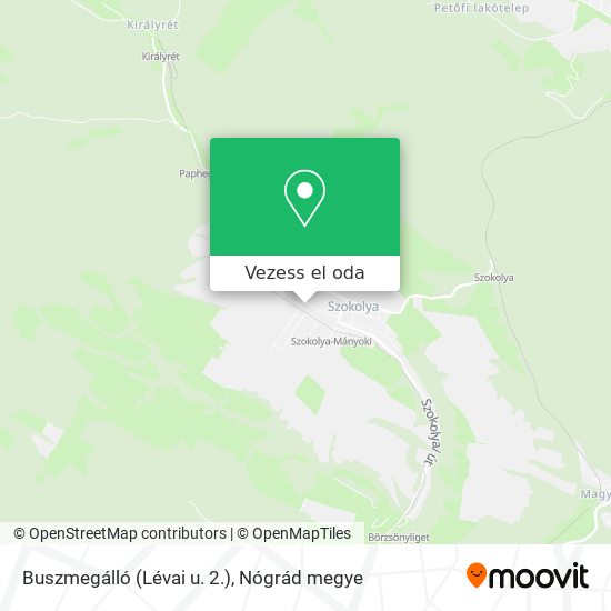 Buszmegálló (Lévai u. 2.) térkép