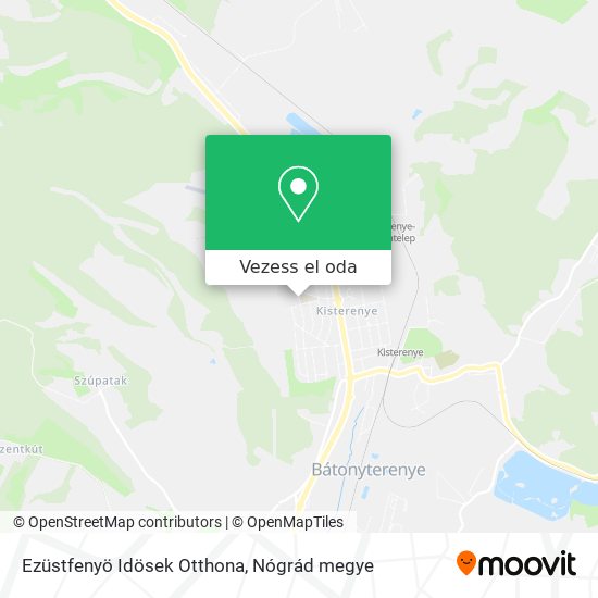Ezüstfenyö Idösek Otthona térkép
