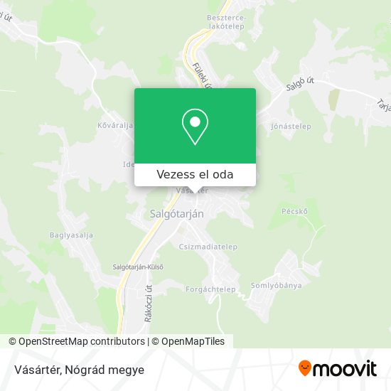 Vásártér térkép