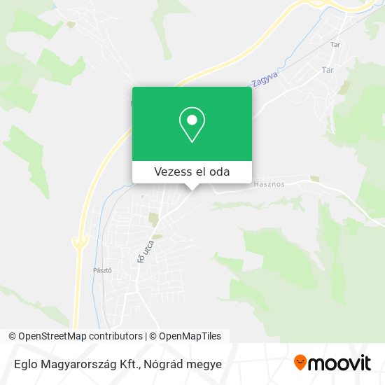 Eglo Magyarország Kft. térkép