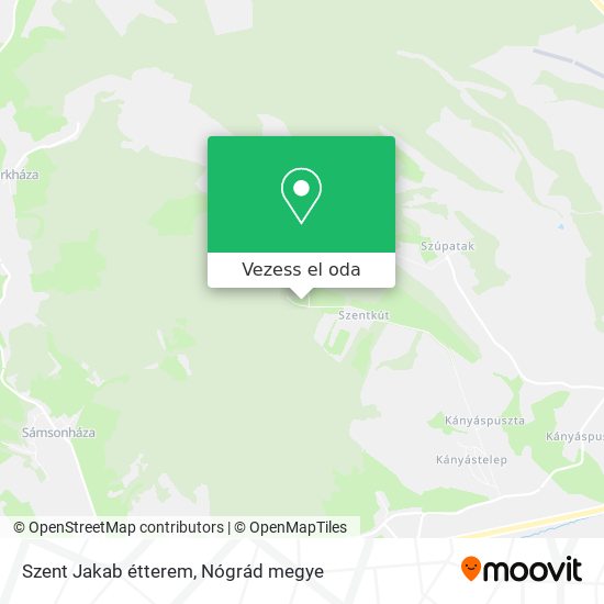 Szent Jakab étterem térkép