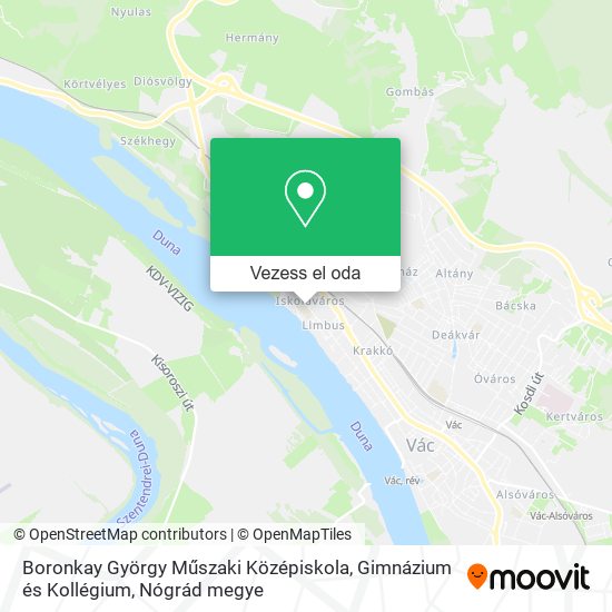 Boronkay György Műszaki Középiskola, Gimnázium és Kollégium térkép