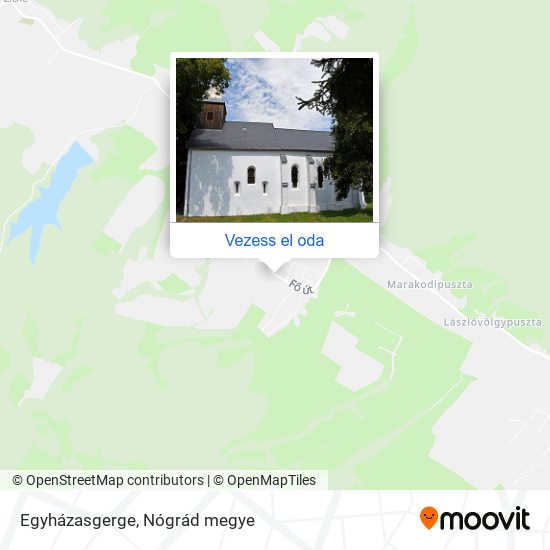 Egyházasgerge térkép