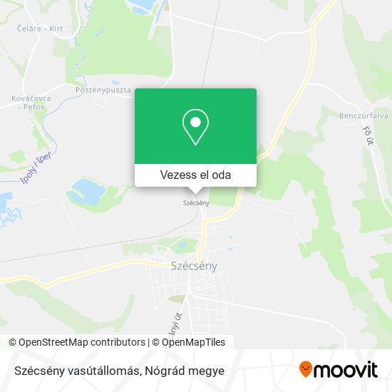 Szécsény vasútállomás térkép