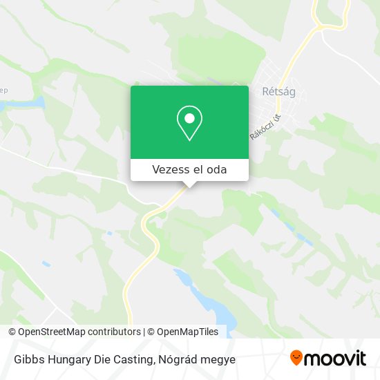 Gibbs Hungary Die Casting térkép