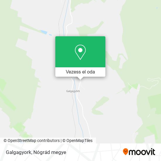 Galgagyork térkép