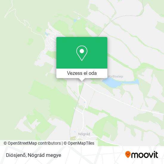 Diósjenő térkép