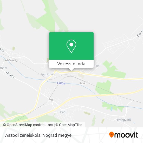 Aszodi zeneiskola térkép