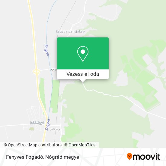 Fenyves Fogadó térkép