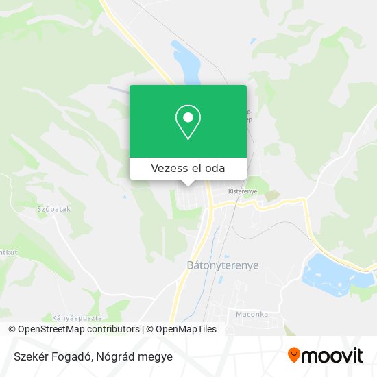 Szekér Fogadó térkép