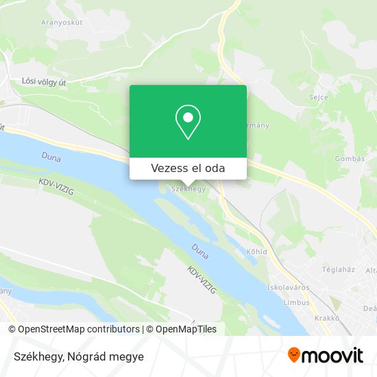 Székhegy térkép