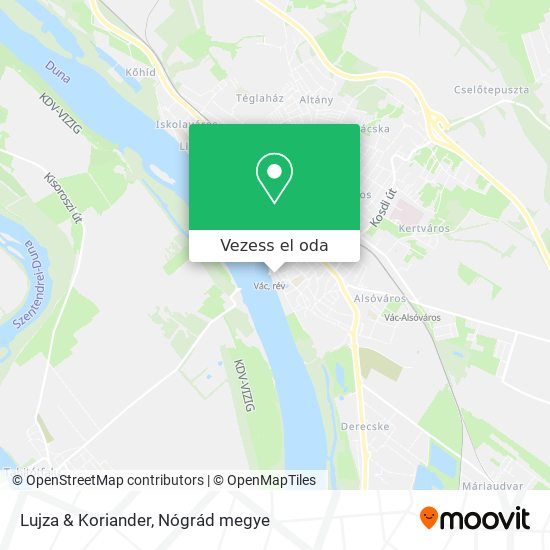 Lujza & Koriander térkép