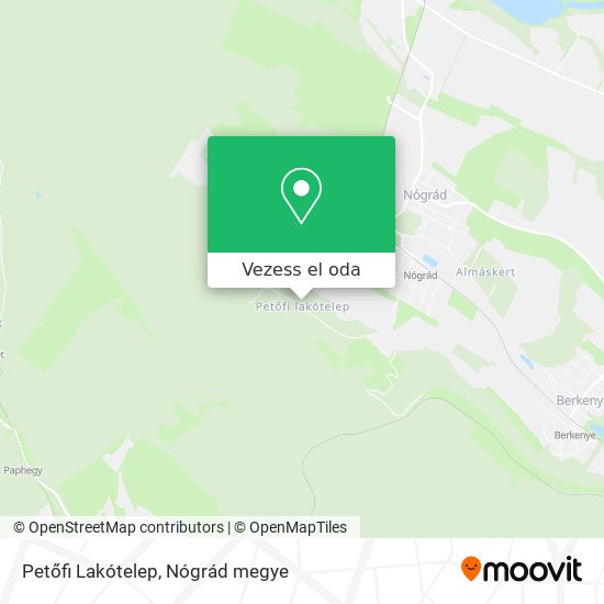 Petőfi Lakótelep térkép
