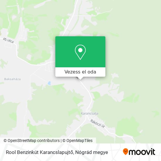 Rool Benzinkút Karancslapujtő térkép