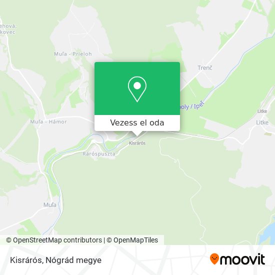 Kisrárós térkép