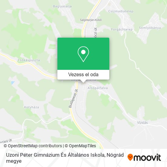 Uzoni Péter Gimnázium És Általános Iskola térkép