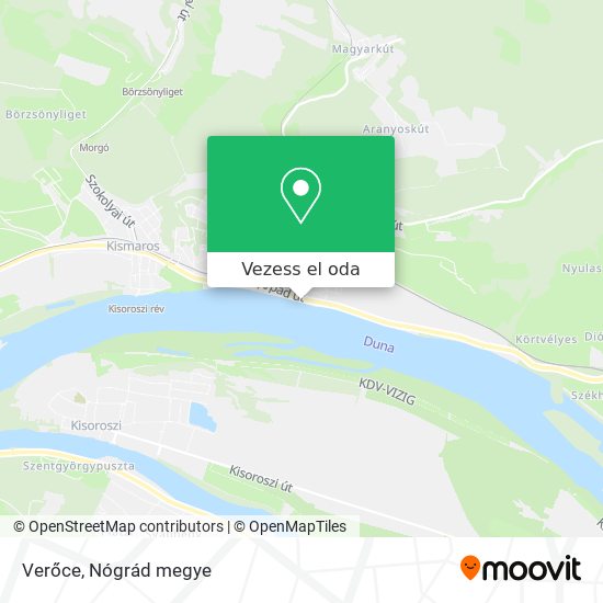 Verőce térkép
