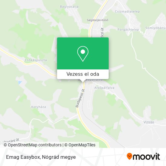 Emag Easybox térkép