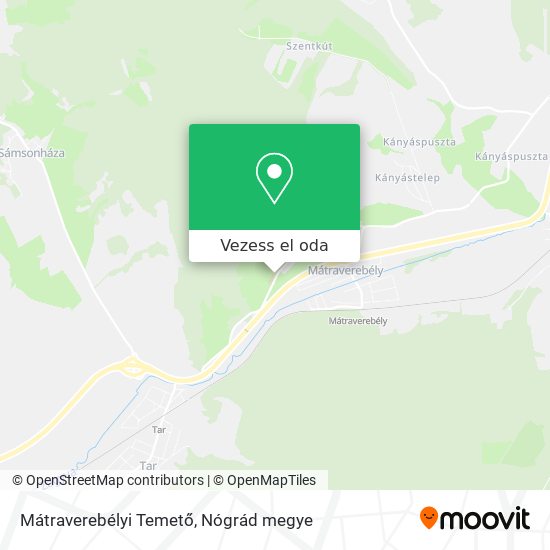 Mátraverebélyi Temető térkép